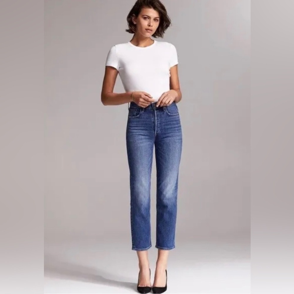Aritiza Denim Forum - The Arlo high rise straight